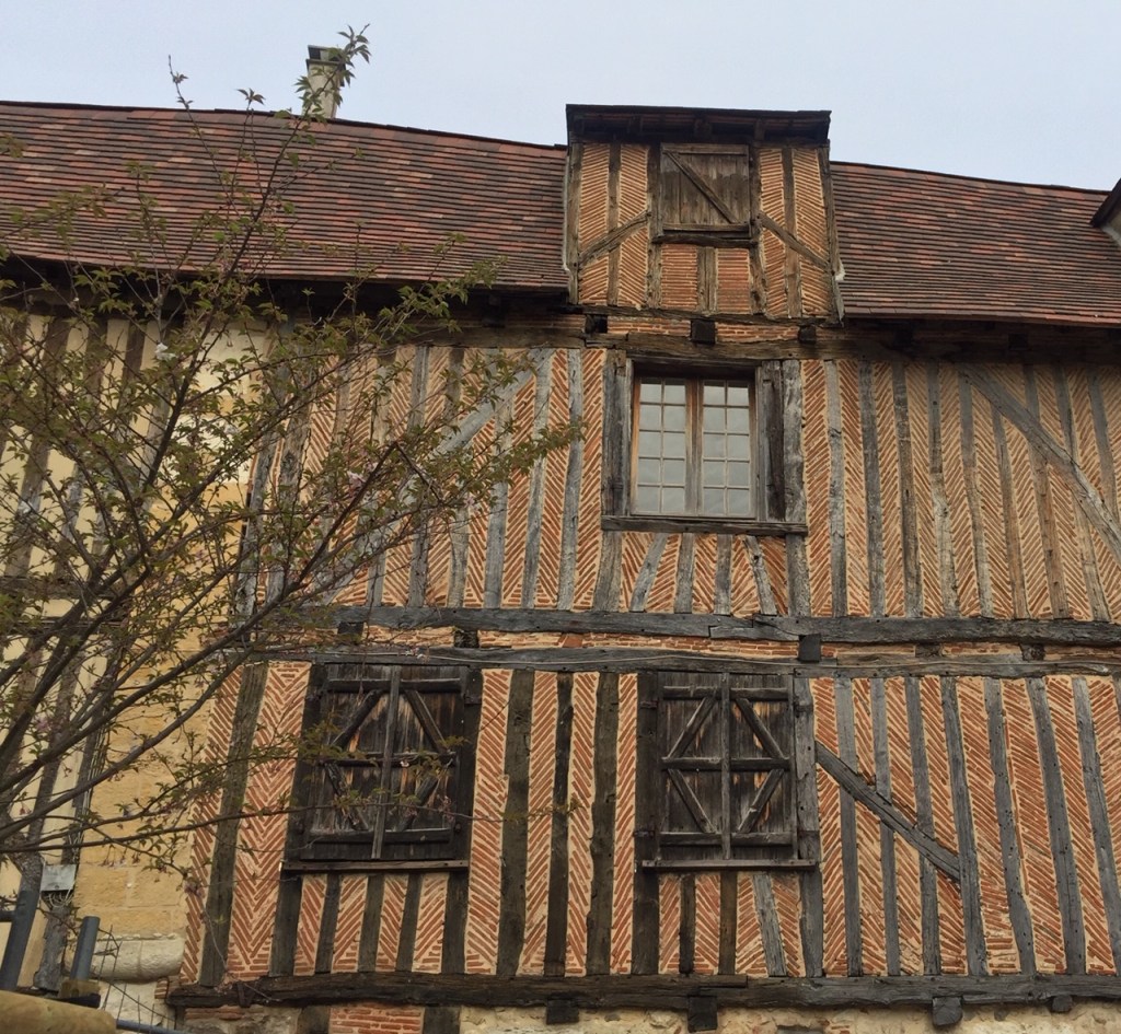 Half-timbered buildings, Bergerac