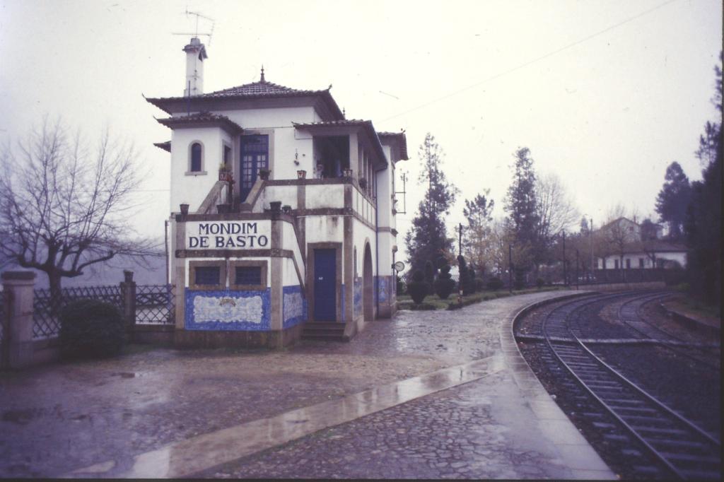 Mondim de Basto station, Portugal, 1980s, interrailing trip
