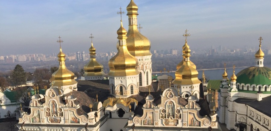 Kyiv, View from the Great Bell Tower Pechersk-Lavra